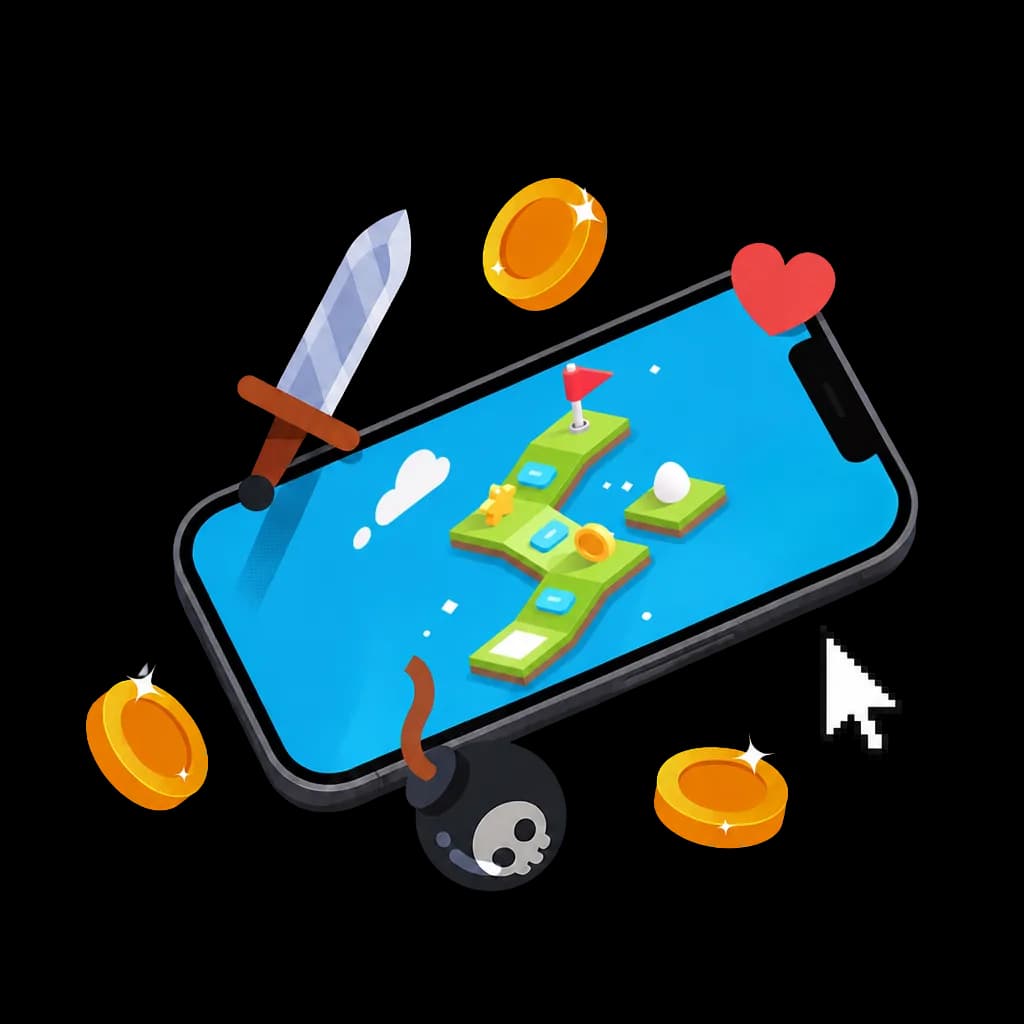 Mobile gaming scene for a Southeast Asian publisher using local e‑wallets.