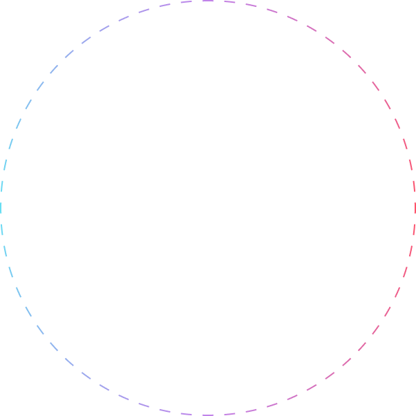 Decorative orbit ring connecting payout scenarios around HaiPay